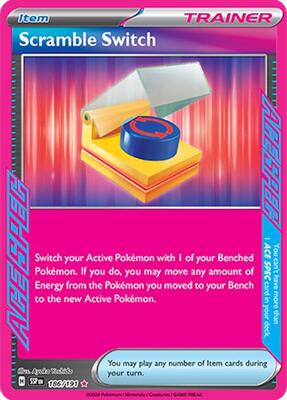 Scramble Switch card from SV08: Surging Sparks