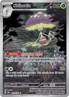 Shiinotic - 194/191 card from SV08: Surging Sparks