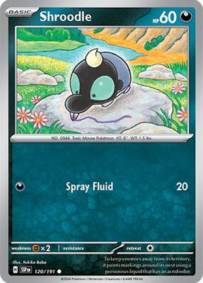 Shroodle card from SV08: Surging Sparks