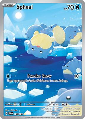 Spheal - 199/191 card from SV08: Surging Sparks