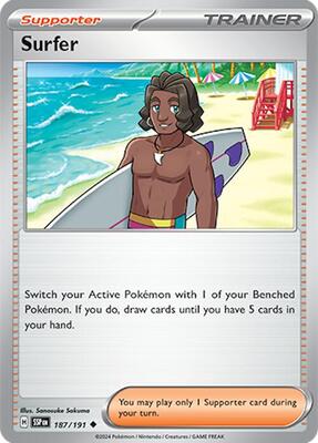 Surfer - 187/191 card from SV08: Surging Sparks