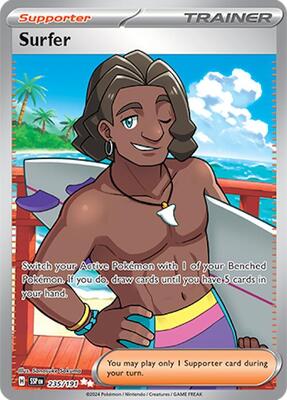 Surfer - 235/191 card from SV08: Surging Sparks