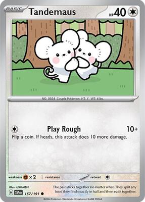 Tandemaus card from SV08: Surging Sparks