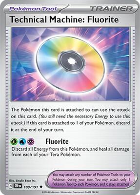 Technical Machine: Fluorite card from SV08: Surging Sparks