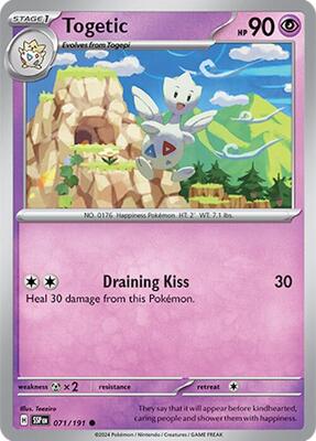 Togetic card from SV08: Surging Sparks
