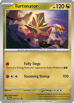 Turtonator card from SV08: Surging Sparks