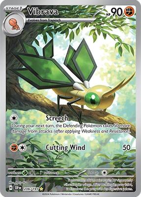 Vibrava - 206/191 card from SV08: Surging Sparks