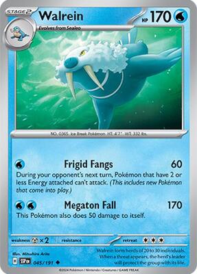 Walrein card from SV08: Surging Sparks