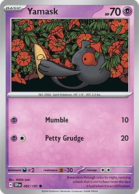 Yamask card from SV08: Surging Sparks