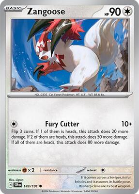 Zangoose card from SV08: Surging Sparks