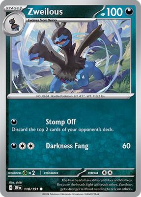 Zweilous card from SV08: Surging Sparks