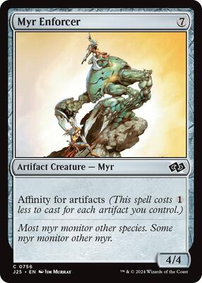 Myr Enforcer card from Foundations Jumpstart