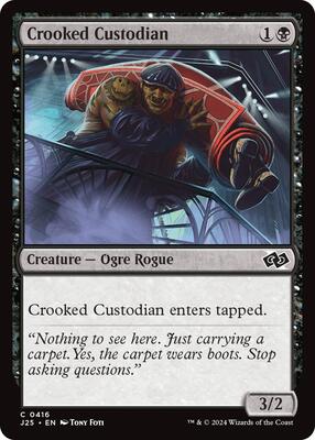 Crooked Custodian card from Foundations Jumpstart