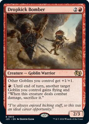 Dropkick Bomber card from Foundations Jumpstart