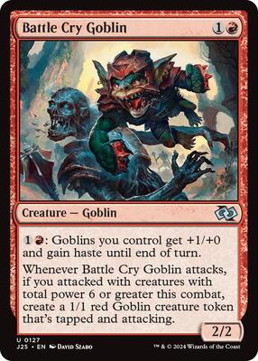 Battle Cry Goblin card from Foundations Jumpstart
