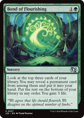 Bond of Flourishing card from Foundations Jumpstart