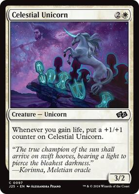 Celestial Unicorn card from Foundations Jumpstart