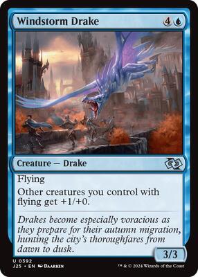 Windstorm Drake card from Foundations Jumpstart