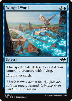 Winged Words card from Foundations Jumpstart