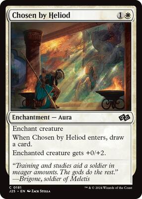Chosen by Heliod card from Foundations Jumpstart