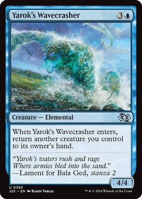 Yarok's Wavecrasher card from Foundations Jumpstart