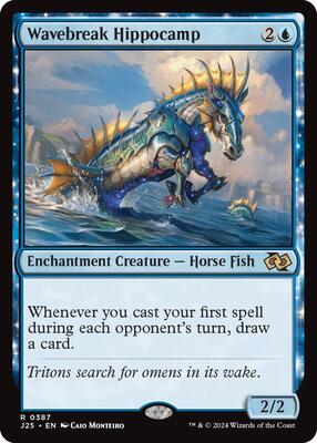 Wavebreak Hippocamp card from Foundations Jumpstart