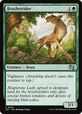 Brushstrider card from Foundations Jumpstart
