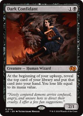 Dark Confidant card from Foundations Jumpstart