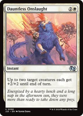 Dauntless Onslaught card from Foundations Jumpstart