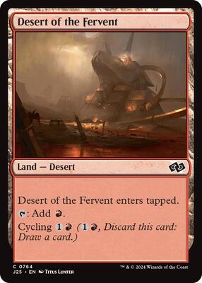Desert of the Fervent card from Foundations Jumpstart