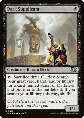 Dark Supplicant card from Foundations Jumpstart