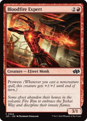 Bloodfire Expert card from Foundations Jumpstart