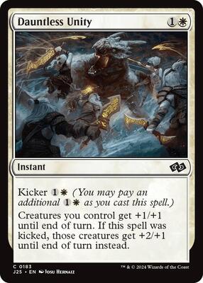 Dauntless Unity card from Foundations Jumpstart