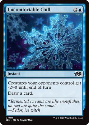 Uncomfortable Chill card from Foundations Jumpstart