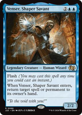 Venser, Shaper Savant (Anime) card from Foundations Jumpstart