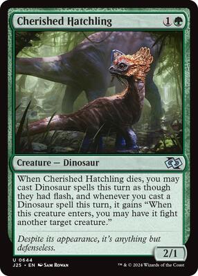Cherished Hatchling card from Foundations Jumpstart