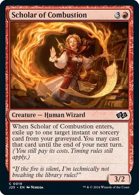 Scholar of Combustion card from Foundations Jumpstart