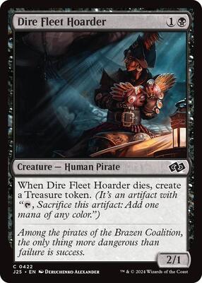 Dire Fleet Hoarder card from Foundations Jumpstart