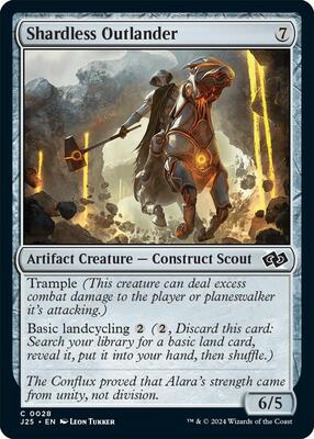 Shardless Outlander card from Foundations Jumpstart