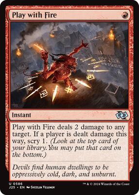 Play with Fire card from Foundations Jumpstart