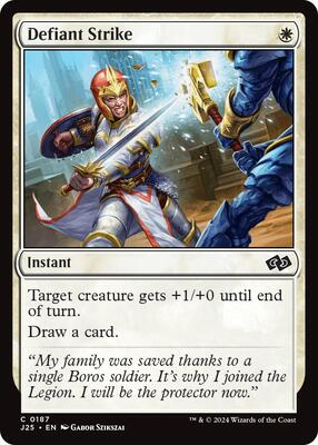 Defiant Strike card from Foundations Jumpstart