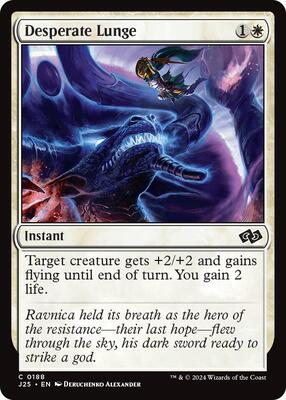 Desperate Lunge card from Foundations Jumpstart