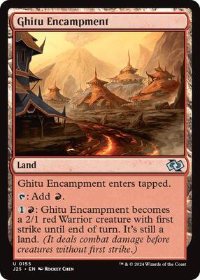 Ghitu Encampment card from Foundations Jumpstart