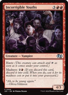 Incorrigible Youths card from Foundations Jumpstart