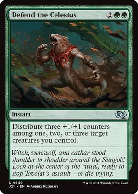 Defend the Celestus card from Foundations Jumpstart