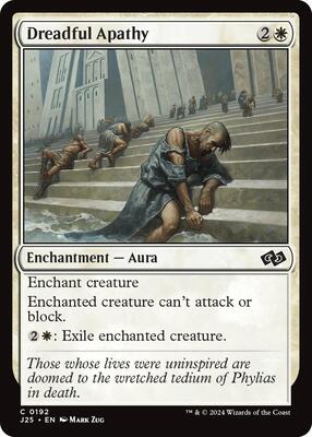 Dreadful Apathy card from Foundations Jumpstart