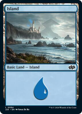 Island (0084) card from Foundations Jumpstart