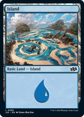 Island (0085) card from Foundations Jumpstart