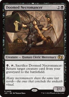 Doomed Necromancer card from Foundations Jumpstart