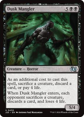 Dusk Mangler card from Foundations Jumpstart